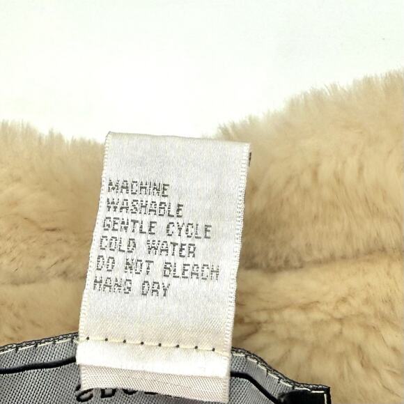 Embroidered Floral Faux Vegan Suede Sherpa Lined Boho Western Jacket Coat LARGE - Picture 5 of 11